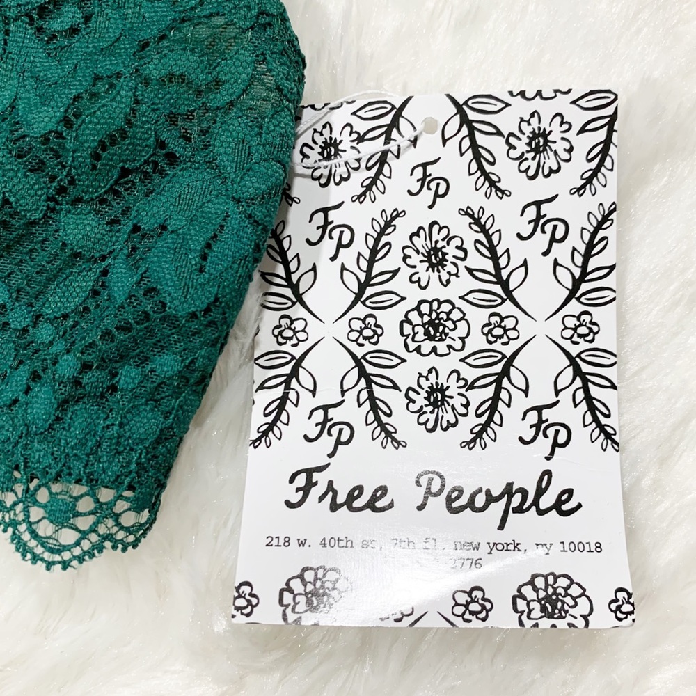 Free People Maya MultiWay Soft Bra Emerald Pine - Picture 7 of 10